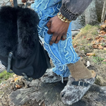 Iconic GOAT Tabis: Faux Fur Comfort Shoes with Suede Footbed, Free Socks