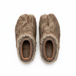 Ultimate Comfort GOAT Tabi Faux Fur Slippers with Sherpa Footbed