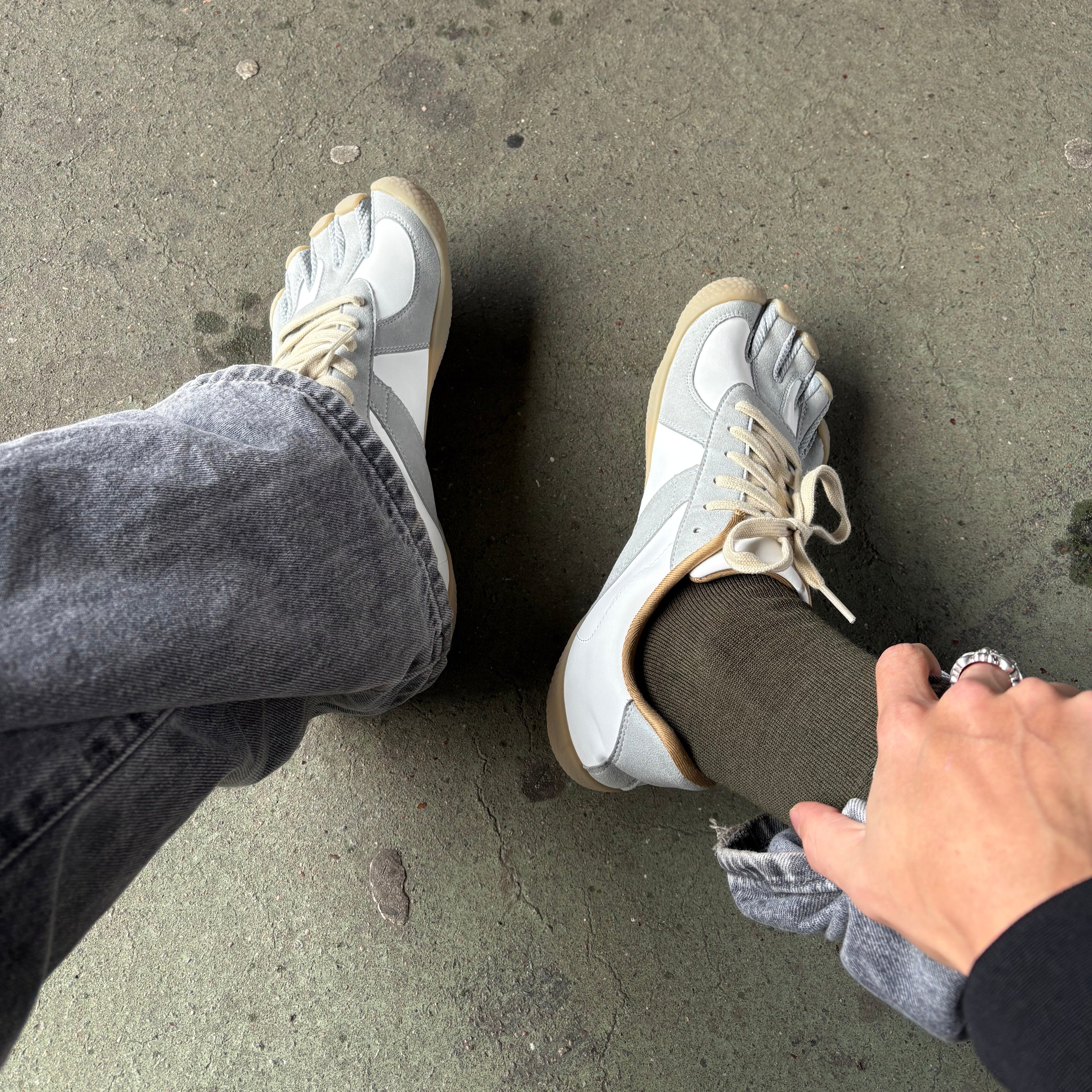 Worst Case 5-Finger GAT Split-Toe Leather Suede Tactical Trainer Shoes